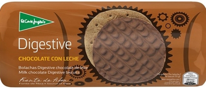 EL CORTE INGLÉS DIGESTIVE CHOCOLATE CON LECHE
