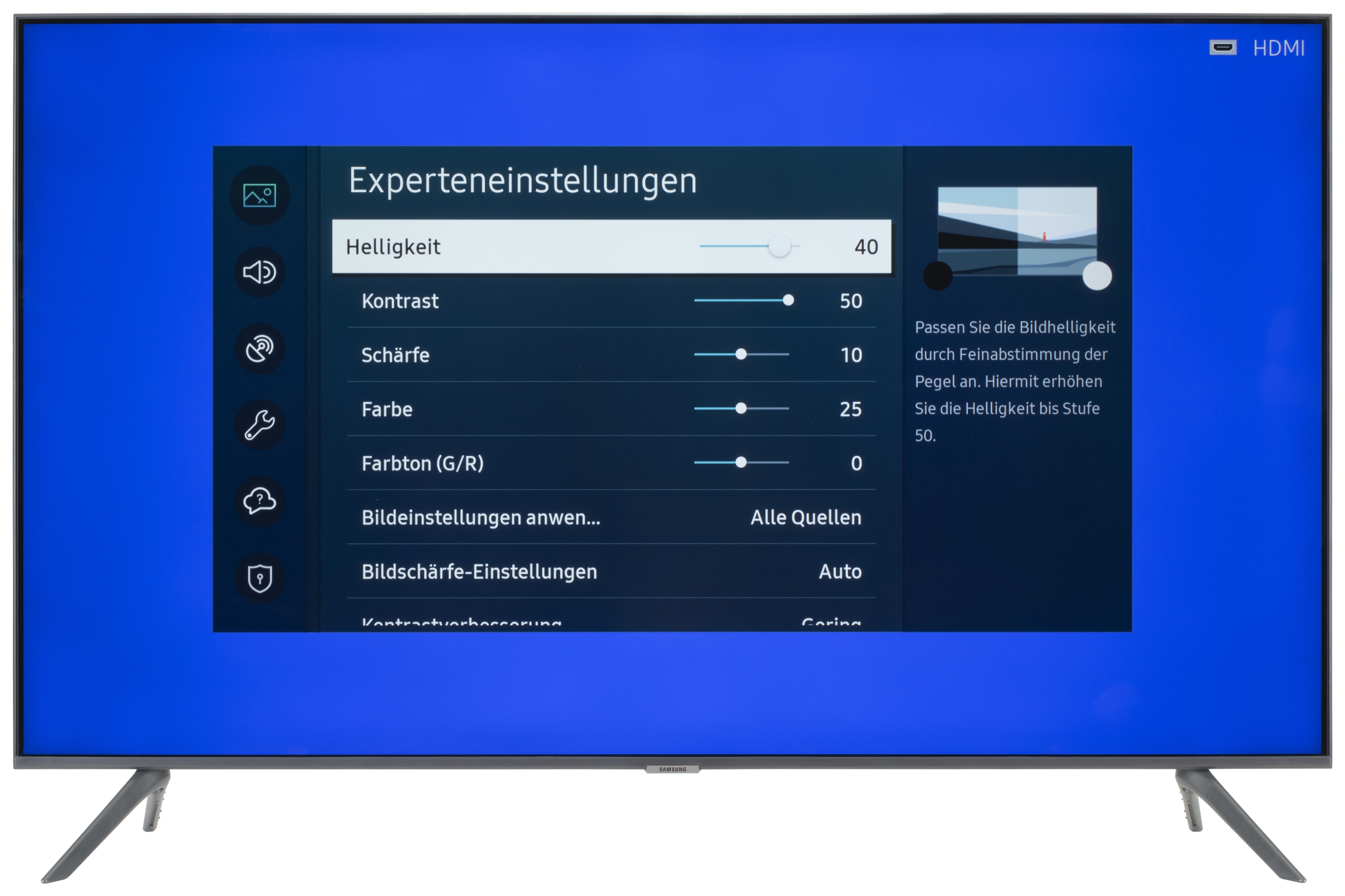 SAMSUNG UE50AU7105