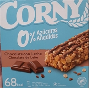 CORNY CHOCOLATE CON LECHE 0% AZÚCARES AÑADIDOS