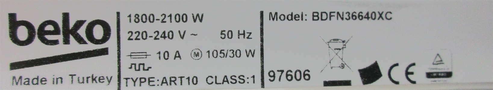 BEKO BDFN36640XC