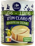 CARREFOUR ATÚN CLARO EN ACEITE DE OLIVA