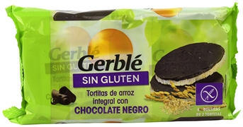 GERBLÉ TORTITA DE ARROZ INTEGRAL CON CHOCOLATE NEGRO
