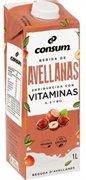 CONSUM Bebida de avellanas enriquecida con vitaminas A, D y B12