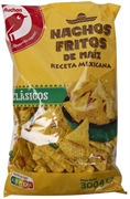 AUCHAN (ALCAMPO) NACHOS FRITOS DE MÁIZ, RECETA MEXICANA