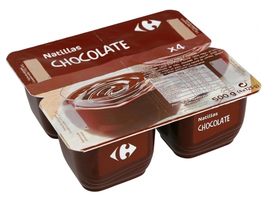 CARREFOUR NATILLAS CHOCOLATE.
