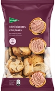 EL CORTE INGLÉS Mini biscotes con pasas