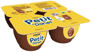 DANONE-DANET Natillas de chocolate con leche