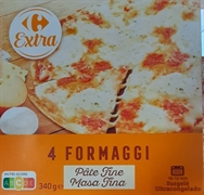 CARREFOUR EXTRA 4 FORMAGGI MASA FINA
