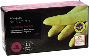 EL CORTE INGLÉS SELECTION ESPÁRRAGOS BLANCOS MUY GRUESOS 6/8 EXTRA
