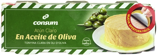 CONSUM ATÚN CLARO EN ACEITE DE OLIVA