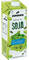 CONSUM Bebida de soja 0% azúcares añadidos