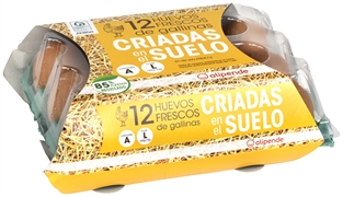 ALIPENDE (AHORRAMAS) Huevos frescos de gallinas criadas en el suelo
