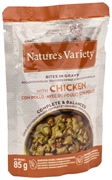 NATURE'S VARIETY WET BITES IN GRAVY WITH CHICKEN