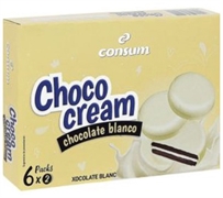 CONSUM Choco cream chocolate blanco