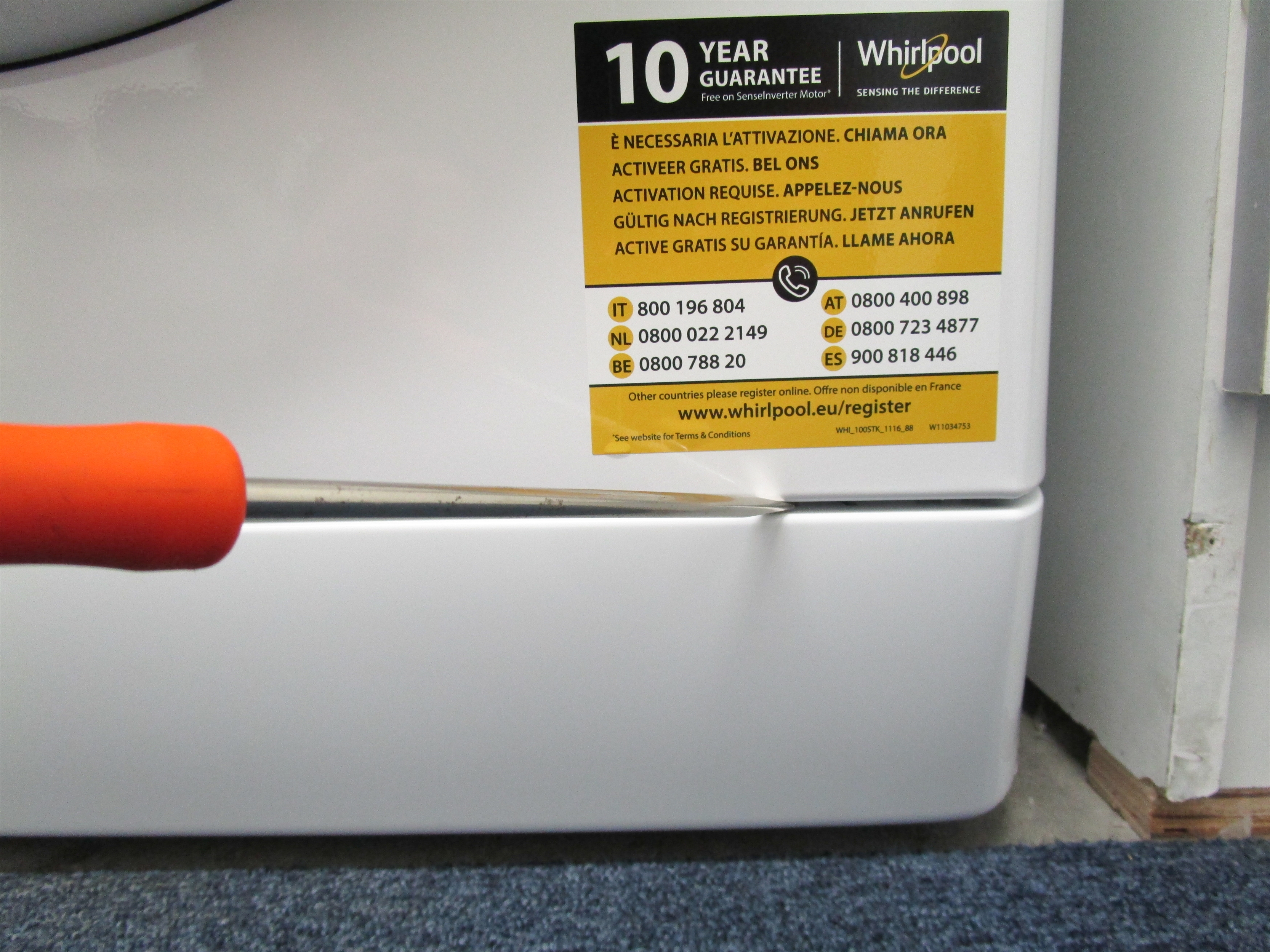 WHIRLPOOL FWG81284W SP