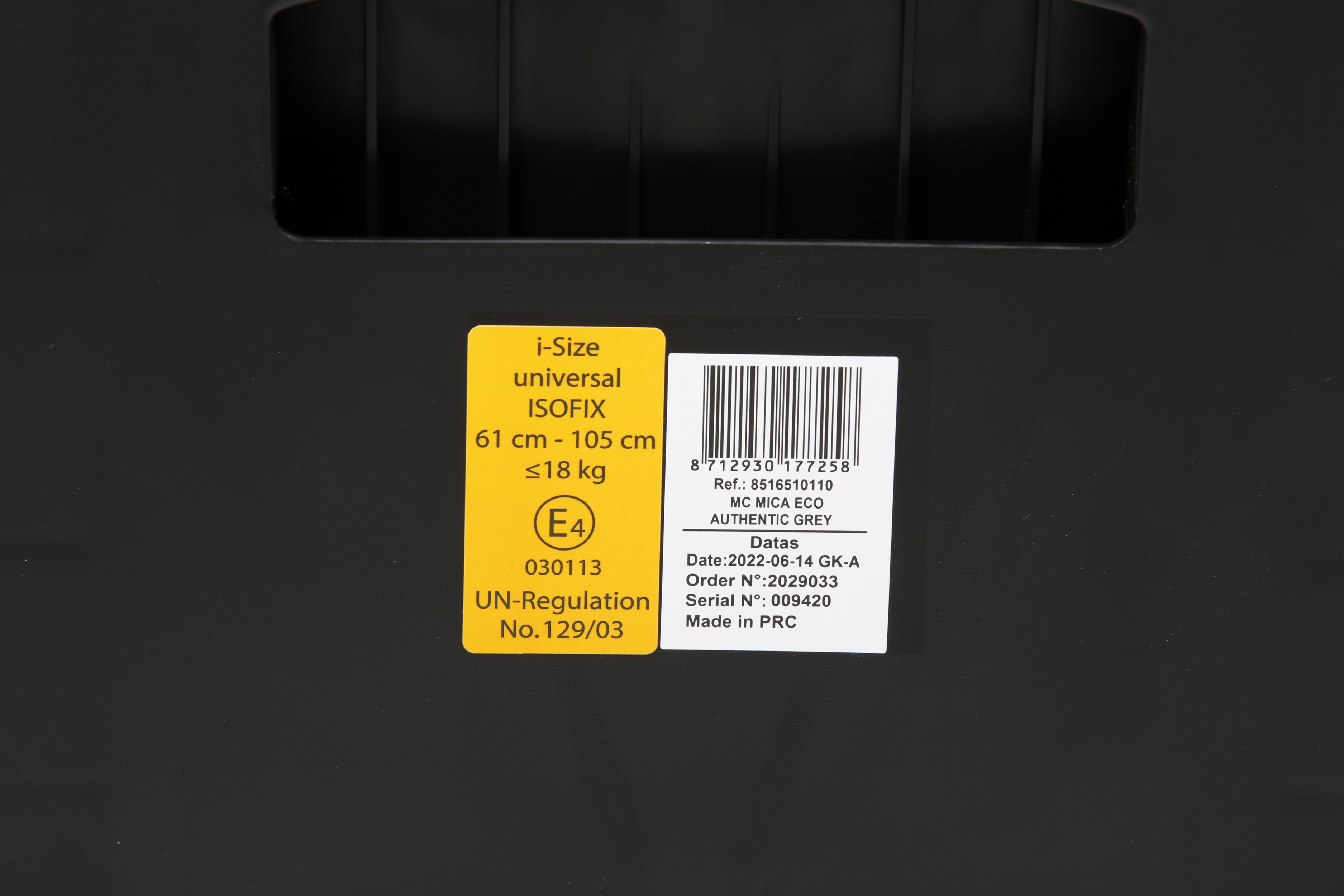 MAXI-COSI MICA ECO I-SIZE