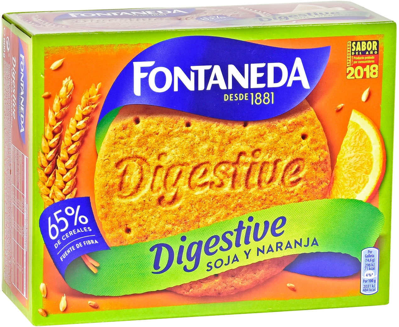FONTANEDA DIGESTIVE SOJA Y NARANJA.