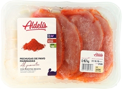 ALDELÍS PECHUGAS DE PAVO MARINADAS AL PIMENTÓN