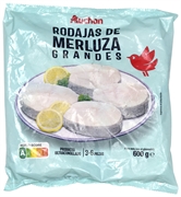 AUCHAN (ALCAMPO) RODAJAS DE MERLUZA GRANDES