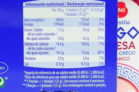 MILSANI (ALDI) YOGUR AL ESTILO GRIEGO CON FRESA.