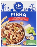 CARREFOUR CLASSIC FIBRA 5 FRUTAS SECAS