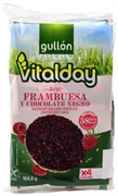 VITALDAY TORTITA DE ARROZ CON FRAMBUESA Y CHOCOLATE NEGRO