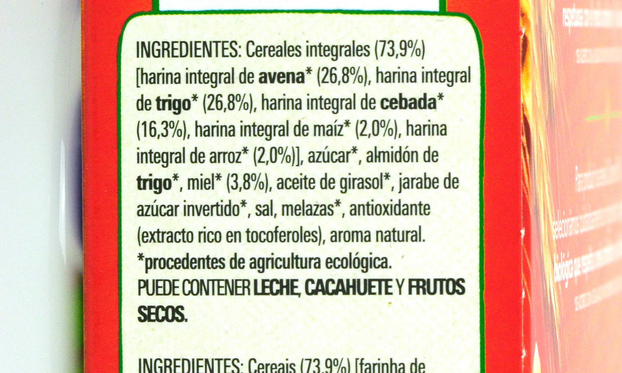 NESTLÉ BIO CHEERIOS BIO CON MIEL.