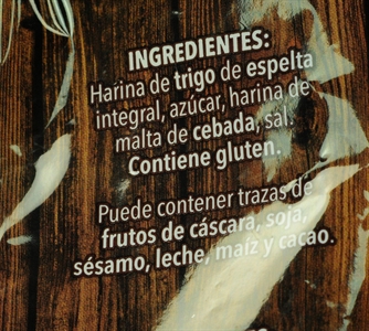 HACENDADO (MERCADONA) TRIGO ESPELTA.