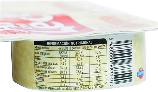 HACENDADO (MERCADONA) ARROZ CON LECHE.