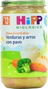 HIPP BIOLÓGICO Menú Gradullón Verduras y arroz con pavo. Ecológico