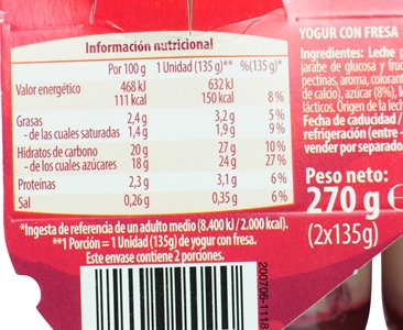 MILSANI (ALDI) YOGUR CON FRESA.