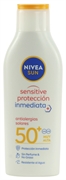 NIVEA SUN SENSITIVE PROTECCIÓN INMEDIATA SPF50+