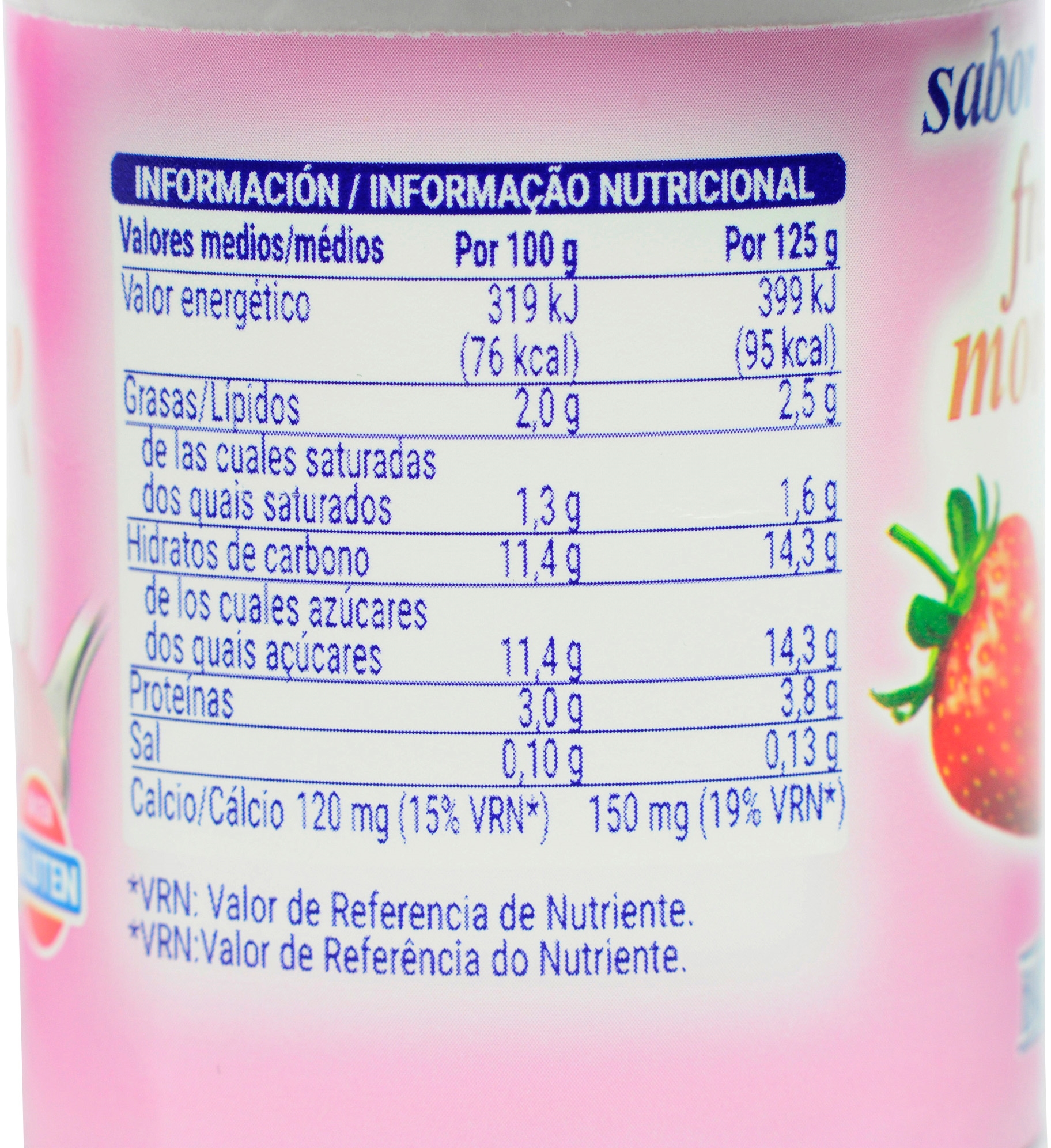 HACENDADO (MERCADONA) SABOR FRESA.