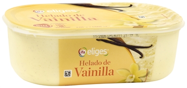 IFA ELIGES Helado de Vainilla. Sin Gluten