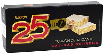 TURRÓN 25 Turrón de Alicante