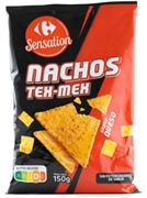 CARREFOUR SENSATION NACHOS TEX-MEX SABOR QUESO