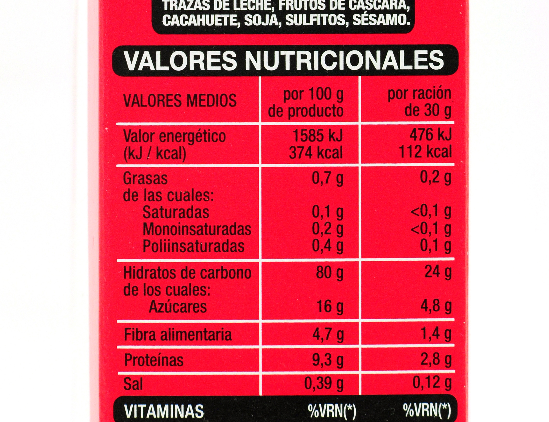 HACENDADO LÍNEA V (MERCADONA) FRUTOS ROJOS.