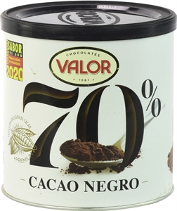 VALOR 70% CACAO NEGRO