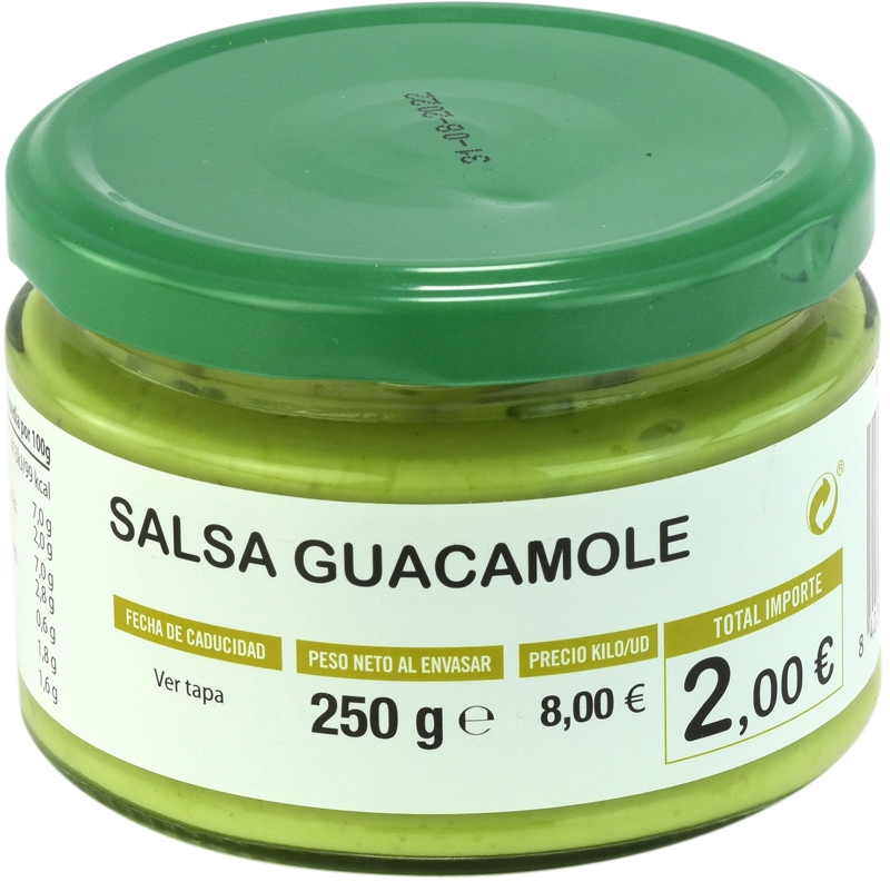 PLATOS PREPARADOS SALSA GUACAMOLE