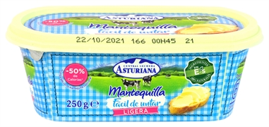 CENTRAL LECHERA ASTURIANA MANTEQUILLA FÁCIL DE UNTAR LIGERA