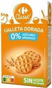 CARREFOUR CLASSIC Galleta dorada 0% azúcares añadidos