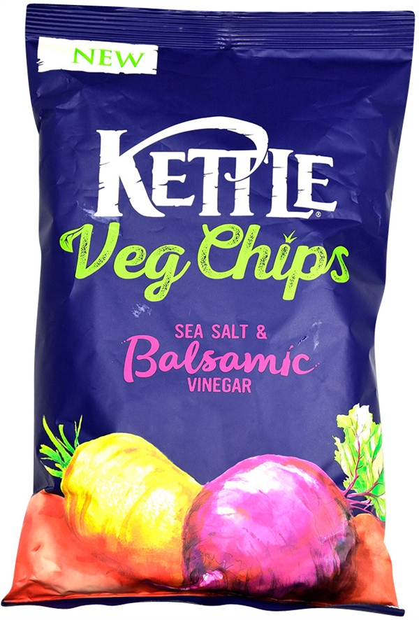 KETTLE Veg chips sea salt & balsamic vinegar análisis y opiniones OCU